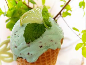 Înghețată preparată cu stevia