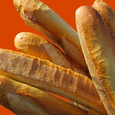 Bagheta este unul dintre cele 8 tipuri de pâine venite din Apus